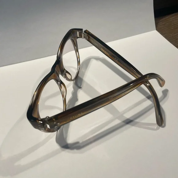 CELINE CL 50019I 055 BROWN HAVANA FRAME EYEGLASSES - Picture 8 of 11